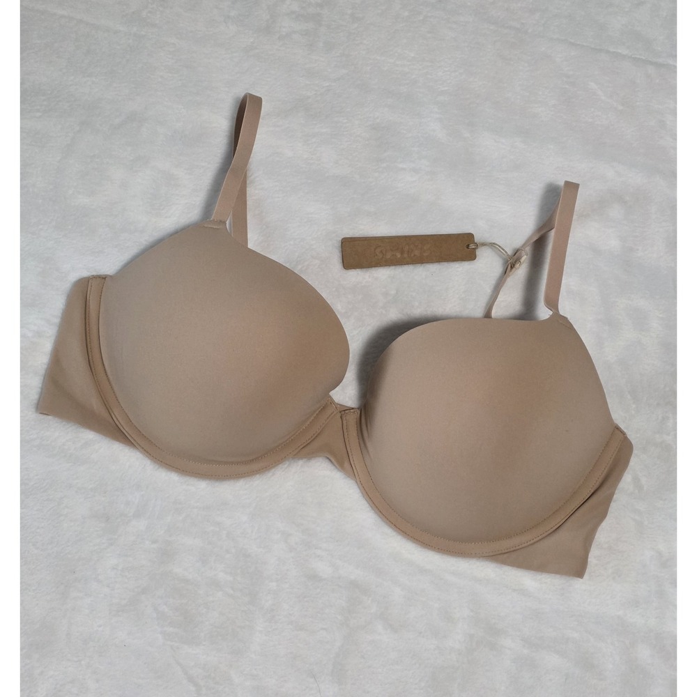 SKIMS Fits Everybody Push Up Demi Bra in Color Mica Womens 36C NWT $58